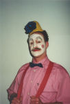 ...als Arlecchino hinter der B&uuml;hne des Theaters L&uuml;beck